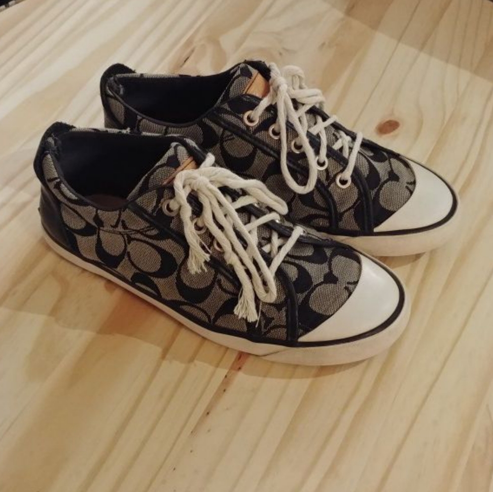 COACH "Barrett" Sneakers - Black/Grey